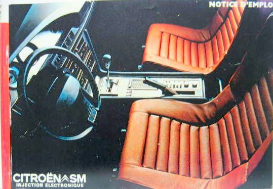 Couverture de 1972-7 CITROEN SM LIVRET D'ENTRETIEN POUR INJECTION   EN PHOTOCOPIES RELLIEES