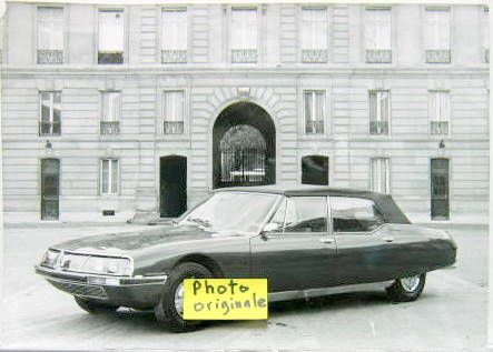 Couverture de CITROEN SM PRESIDENTIELLE CAPOTEE   PHOTO ORIGINALE