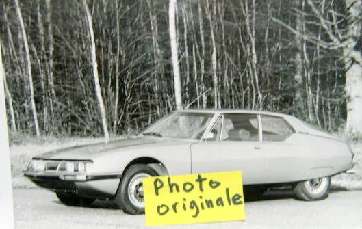 Couverture de CITROEN SM DANS LES BOIS   PHOTO ORIGINALE