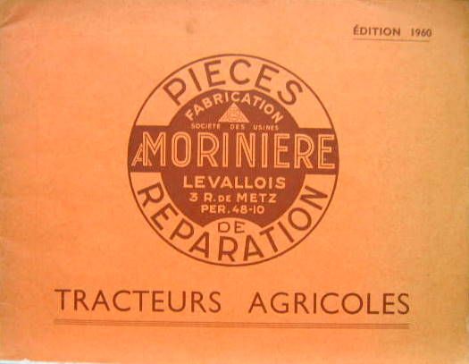Couverture de 1960 TRACTEUR RENAULT TYPE 304EI 3040 3041 3042 3043 3045 3082 3083 A MOTEUR LATERAL 614 ET 3046 MOTEUR 668   CATALOGUE DE PIECES DETACHEES ADAPTABLES