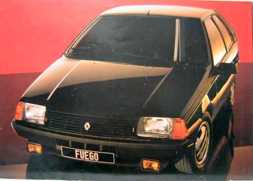 Couverture de 1982-11 RENAULT FUEGO DEPLIANT
