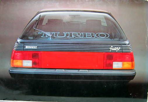 Couverture de 1983 RENAULT FUEGO DOSSIER DE PRESSE