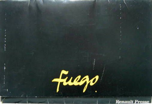 Couverture de 1980-2 RENAULT FUEGO DOSSIER DE PRESSE