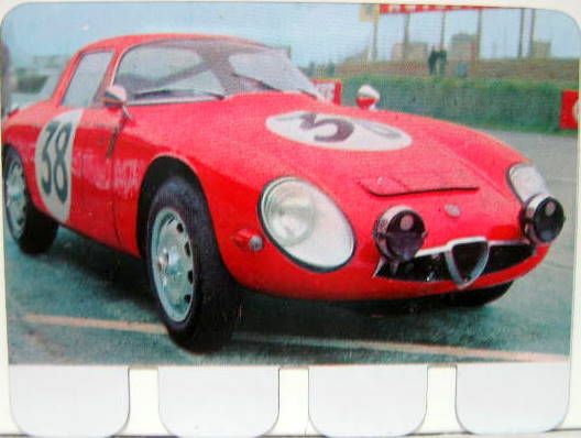 Couverture de 1964 ALFA GIULIA TZ ZAGATO PLAQUETTE EN METAL COOP