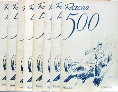 Couverture de RACER 500 REVUE DESSIN DE GEO HAM