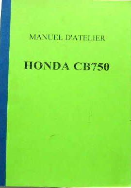 Couverture de 1971 HONDA CB 750 MANUEL DE REPARATION