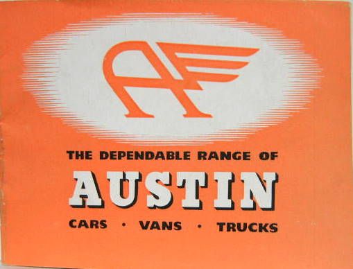 Couverture de AUSTIN LA GAMME A40 A A125  VANS ET TRUCKS N°734 CATALOGUE EN ANGLAIS