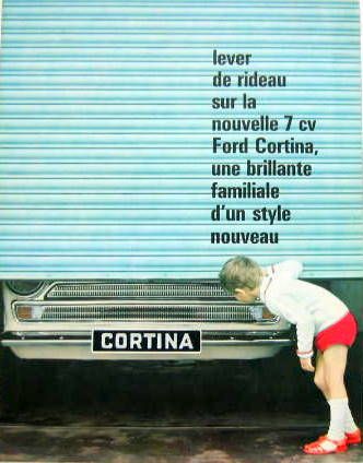 Couverture de 1965-8 FORD CORTINA GAMME CATALOGUE