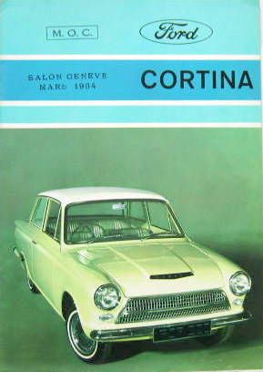 Couverture de 1964-3 FORD CORTINA GAMME A GENEVE CATALOGUE