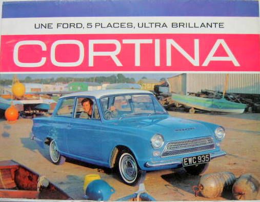 Couverture de 1964-2 FORD CORTINA GAMME DEPLIANT