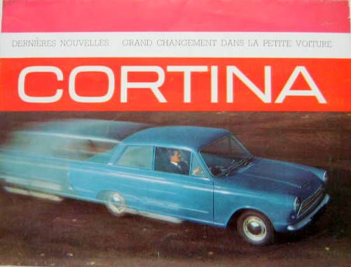 Couverture de 1962-8 FORD CORTINA GAMME DEPLIANT