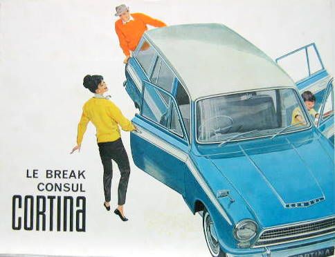 Couverture de 1962-3 FORD CORTINA BREAK CONSUL  DEPLIANT