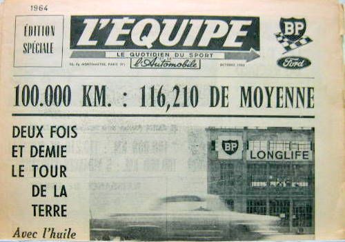 Couverture de 1964 FORD CORTINA EDITION SPECIALE DE L'EQUIPE
