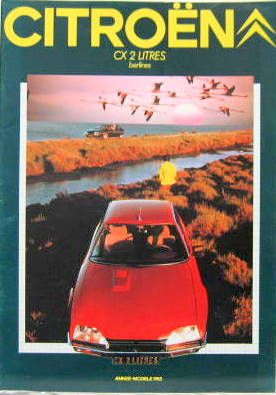 Couverture de 1981-7 CITROEN CX 2 LITRES  BERLINE  CATALOGUE