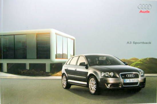 Couverture de 2006-4 AUDI A3 SPORTBACK CATALOGUE