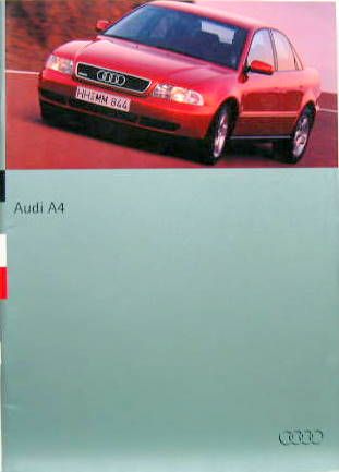 Couverture de 1994-12 AUDI A4 CATALOGUE
