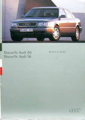 Couverture de 1994-4 AUDI A6 S6 BERLINE ET AVANT DEPLIANT