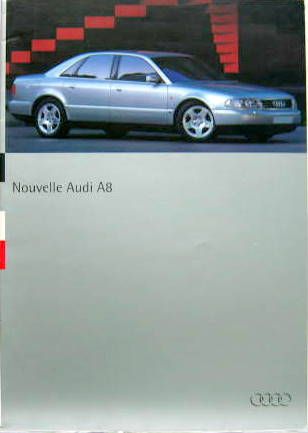 Couverture de 1994-5 AUDI A8 CATALOGUE