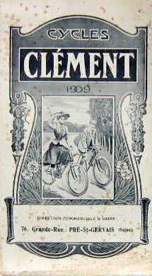 Couverture de 1909 CYLES CLEMENT AU PRE ST GERVAIS