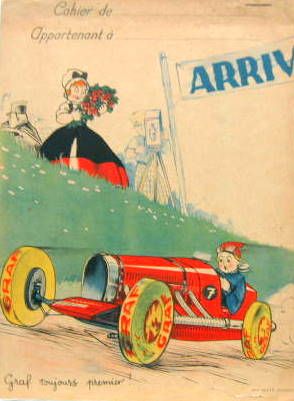 Couverture de BUGATTI PROTEGE CAHIER DES GRUYERES GRAF