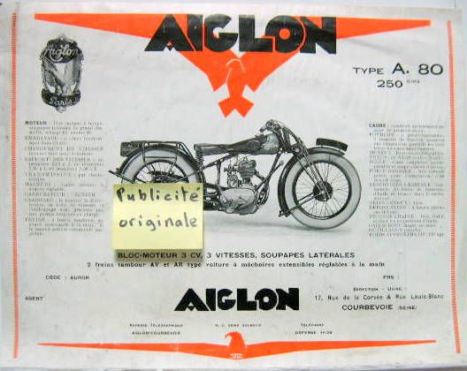 Couverture de AIGLON TYPE A80 501 505 A COURBEVOIE