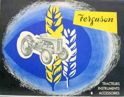 Couverture de FERGUSON ACCESSOIRES SYSTEME FERGUSON ET TRACTEUR TEA-TEF-TEC-TEK