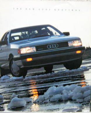 Couverture de THE NEW AUDI QUATTROS CATALOGUE USA EN ANGLAIS