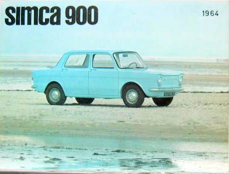 Couverture de 1964 SIMCA 900 ET 900C DEPLIANT