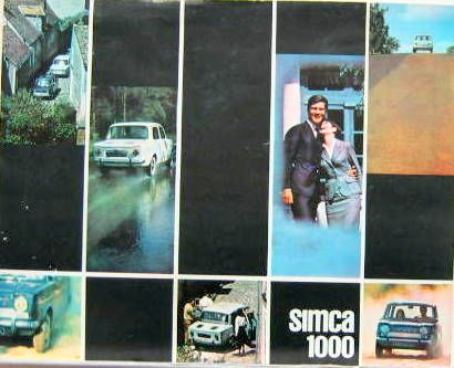 Couverture de SIMCA 1000 CATALOGUE MULTI  VUES