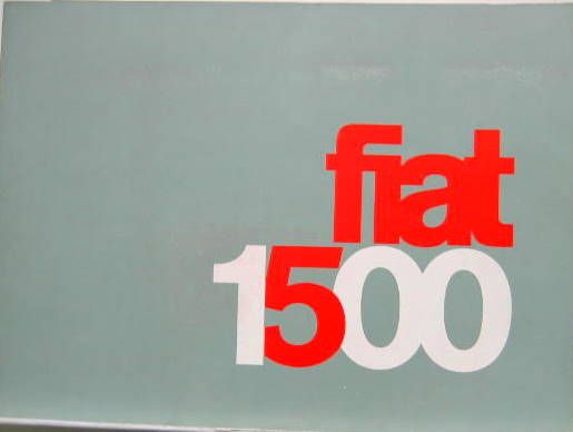 Couverture de FIAT 1500 CATALOGUE N° 2206