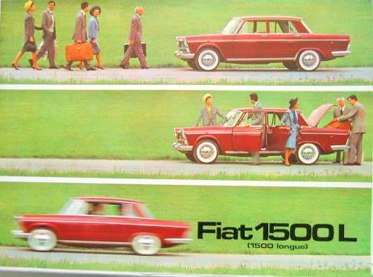 Couverture de FIAT 1500 L LONGUE CATALOGUE N° 2040