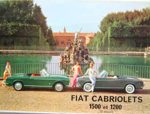 Couverture de FIAT 1500 1200 CABRIOLET CATALOGUE N° 1692
