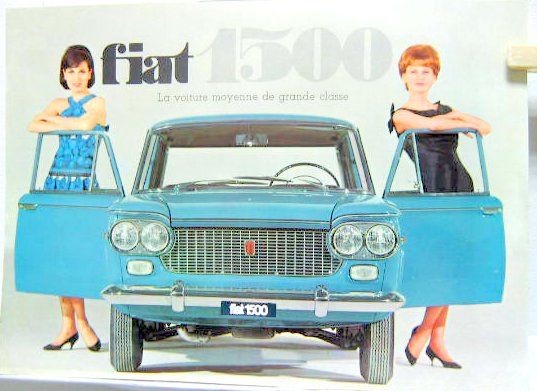 Couverture de FIAT 1500  CATALOGUE 1962