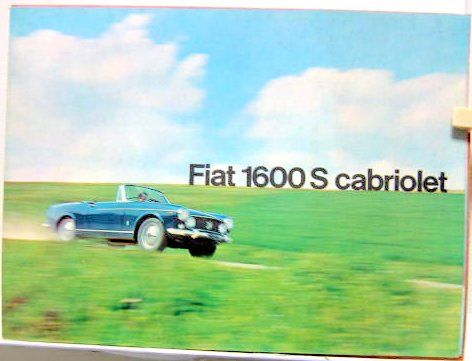 Couverture de FIAT 1600S CABRIOLET DEPLIANT N°2143