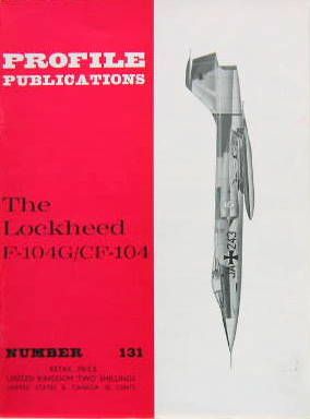 Couverture de THE LOCKHEED F 104G CF 104 PROFILE
