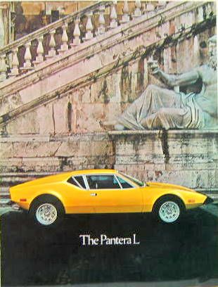Couverture de DE TOMASO PANTERA L USA 1973 EN ANGLAIS (FONTAINE )