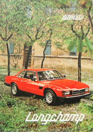 Couverture de DE TOMASO LONGCHAMP MULTILANGUES 4 PAGES