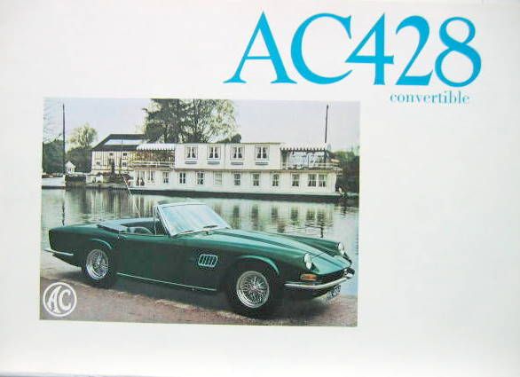 Couverture de AC 428 CONVERTIBLE  CATALOGUE EN FRANCAIS OU ANGLAIS OU ALLEMAND