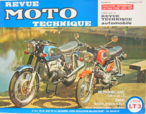 Couverture de 06 RMT MOTOBECANE 125 L -LT-LT3 BMW R50/5 R60/5 R75/5