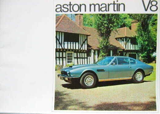 Couverture de ASTON MARTIN V8 CATALOGUE EN ANGLAIS