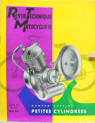 Couverture de 1956-4-2 SPECIAL PETITES CYLINDREES BIMA PEUGEOT MOTOBECANE MOBYMATIC MISTRAL MOSQUITO JAWA 50 LAVALETTE