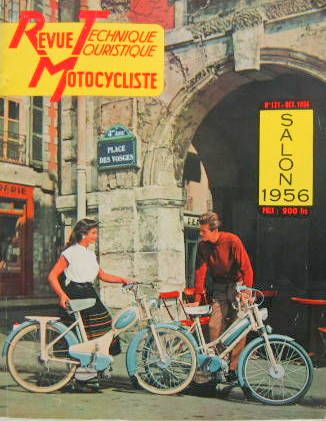 Couverture de 1956-10 SALON GNOME ET RHONE A 4 VITESSES LES SCOOTERS AU SALON