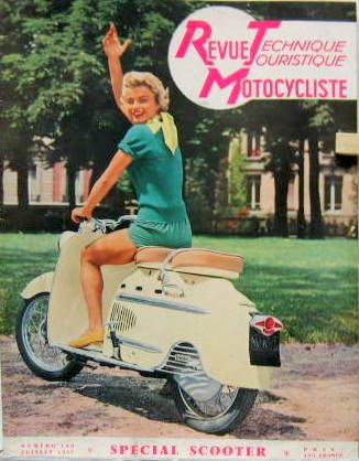 Couverture de 1957-7 SPECIAL SCOOTER SCOOTER MANURHIN SCOOTER PEUGEOT S57BMONET GOYON DOLINA 29 eme BOL D'OR