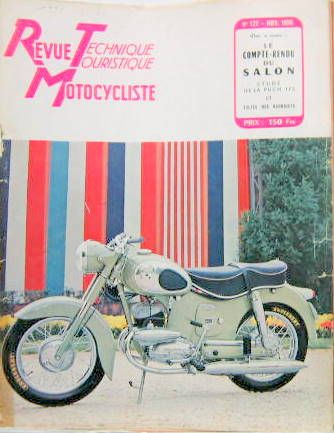 Couverture de 1956-11 PUCH 175 SV SALON 56 HISTOIRE DE LA MOTO