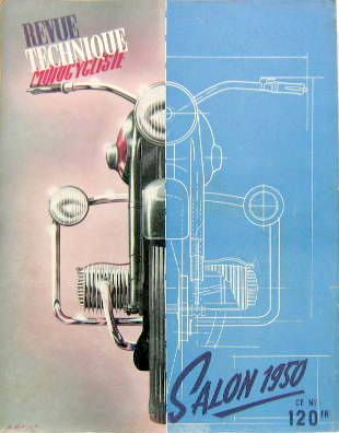 Couverture de 1950-08-09 SALON MOTOBECANE MOBYLETTE BSA M20