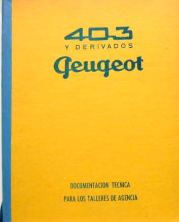 Couverture de PEUGEOT  403 8 CV  MANUEL DE REPARATION