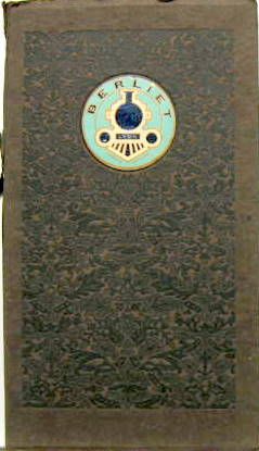 Couverture de 1911 BERLIET CATALOGUE DESSINS DE RENE VINCENT