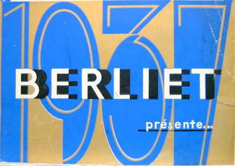 Couverture de 1937 BERLIET DAUPHINE N°P868