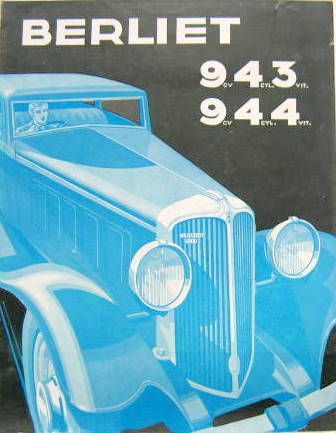 Couverture de BERLIET 943-944 DEPLIANT N° P453