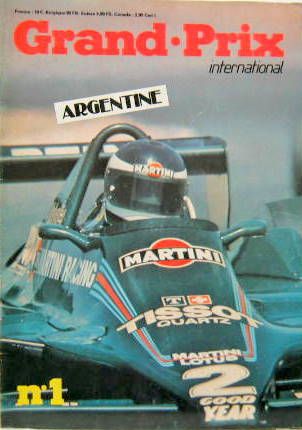 Couverture de GRAND PRIX INTERNATIONAL REVUE DU N° 1 AU N°105